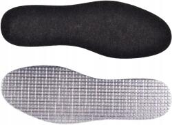  Fekete vastag Termikus meleg Cipőbetét filc Hab Alu béléssel 39-es méret (TERMICZNE WKŁADKI DO OBUWIA ZIMOWEGO FILCOWE)