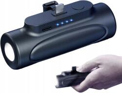  Powerbank Lámpa 5000mAh Mini Led Usb Hordozható Zseblámpa iPhone-hoz (5904423700620)