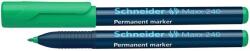 Schneider Permanent marker SCHNEIDER Maxx 240, varf rotund 1-2mm - verde (S-124004) - officeclass