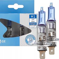 Tungsram Izzó Ge H1 55W 12V SportLight +50% Több Fény Fehér Szett