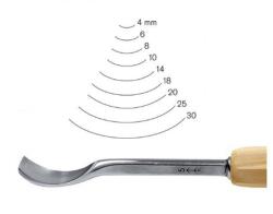pfeil tools Dalti sculptura profesionale seria 7a Pfeil, Dalta ascutita pe o singura parte, 6 mm Dalta