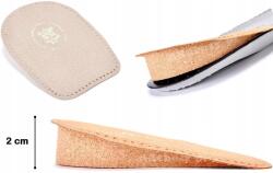  Fehér Gyerek És Fiatal Felnőtt Sarokemelő 2 cm Sarokbetét 20 mm 30-36 (ORTOPEDYCZNE PODPIĘTKI HEEL CORK KLINY 2 CM)