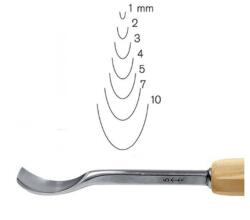 pfeil tools Dalti sculptura profesionale seria 11a Pfeil, Dalta ascutita pe o singura parte, 4 mm Dalta