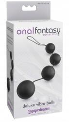 Pipedream Deluxe Vibro Balls vibráló análgolyó 17 cm Pipedream fekete (603912332384)