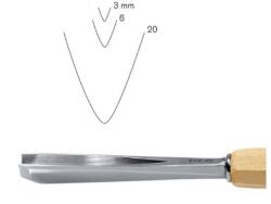 pfeil tools Dalti sculptura profesionale seria 17 Pfeil, Dalta sculptura seria 17, 6 mm Dalta