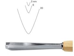 pfeil tools Dalti sculptura profesionale seria 17 Pfeil, Dalta sculptura seria 17, 3 mm Dalta