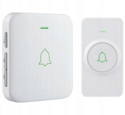  Avantek CW11 Vezeték Nélküli Vízálló Ajtócsengő 300M Hatótávolsággal, 52 Dallam, Led Kijelző (842352)