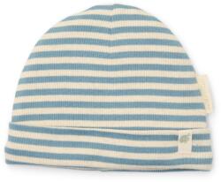 Little Dutch Caciulita din bumbac organic pentru bebelusi - Blue Stripe - Little Dutch