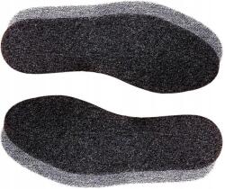  Fekete Meleg Téli Cipőbetét 4 mm-es Filc Bélés méret 45 (IMPREGNOWANE WKŁADKI DO OBUWIA ZIMOWEGO FILC)