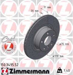 ZIMMERMANN Disc frana ZIMMERMANN 150.3495. 52 (150.3495.52)
