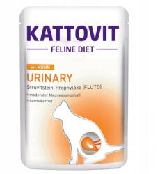 KATTOVIT Urinary Csirke Nedves eledel tasak drónproblémákkal küzdő macskák számára