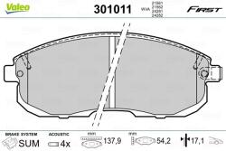 VALEO Set placute frana VALEO 301011 (301011)
