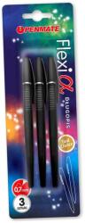 PENMATE Kolori Golyóstoll Flexi Alpha Fekete 3DB Penmate, Penmate