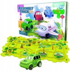  Puzzle Gyerekeknek Interaktív Vasúti Pálya Puzzle Logikai Pályák Dinoszaurusz (PUZZLE DLA DZIECI)