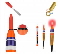  LED-es éjszakai úszó világító antenna akkumulátor cső. Súly: 4 gr. 1, 5 lbs (sn4gr)