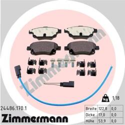 ZIMMERMANN Set placute frana ZIMMERMANN 24486.170. 1 (24486.170.1)
