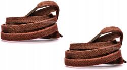  Barna cipőfűző bakancsokhoz 0, 5 lapos 5mm viaszolt cipőfűző 120 CM (POLSKIE PŁASKIE SZEROKIE WOSKOWANE SZNURÓWKI)