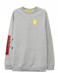 LIU JO Szürke Pamut Pulóver, hosszú ujjú, Size S