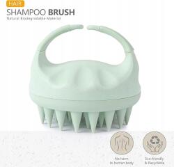  Fejbőr masszírozó kefe. Haj- És Fejbőrápolás Zöld