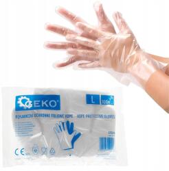  Eldobható Védőkesztyű Fólia Hdpe 100DB Geko