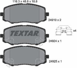 TEXTAR Set placute frana TEXTAR 2491001 (2491001) - fixbox