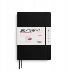 Leuchtturm1917 heti naptár B5, keményfedeles, fekete, 2026 (372642)