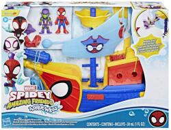 Spider-Man Spidey Si Prietenii Lui Uimitori Marvel Water Webs Nava Piratilor Cu Bule (g0666) Figurina