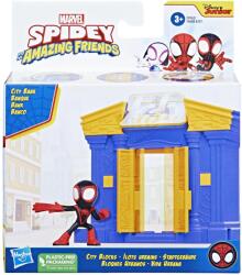 Spider-Man Spidey Prietenii Extraordinari City Bloks Set De Constructie Banca (f6688_f8362) Figurina