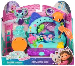 Gabbys Dollhouse Filmul Set Balconul Acvariu Si Figurina Mercat Cu Accesorii (6073662_20152984) Figurina