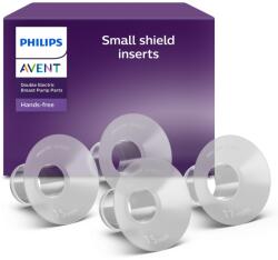 Philips Insertii mici hands-free Philips AVENT 15 mm si 17 mm pentru pompa de san electrica compatibile cu cupele de picurare hands-free SCF55411 (SCF554/11)