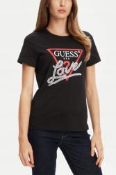 Guess Fekete női póló Pearls Love L (W5YI40I3Z14)