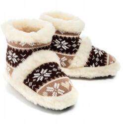 PanSzew Férfi Gyapjú Papucs Hegyi Stílusú, Meleg, 36-45 Méret PanSzew (Bambosze Męskie Kapcie Ocieplane Góralskie 36)