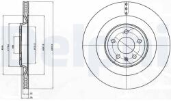 DELPHI Disc frana DELPHI BG4387C (BG4387C) - fixbox