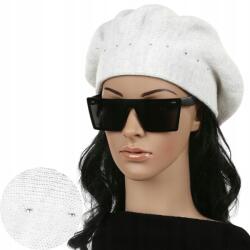 Majka Szürke Klasszikus Női Sapka Elegáns Téli Lengyel Majka Termék (Beret 100% Akryl Jesień/Zima)