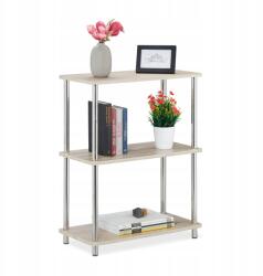 Relaxdays Polc Mdf lapból Relaxdays 60 x 30 cm ezüst (10025152)