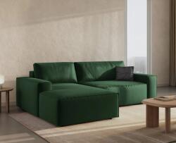 Micadoni Canapea coltar extensibila Jodie 246x151 cm tapiterie catifea (MH134)