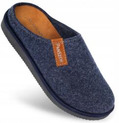 PanSzew Férfi Papucs Filc Meleg Otthoni Papucsok Lábbelik 40-46 PanSzew (Kapcie Męskie Skórzane Wełniane Ocieplane 42)