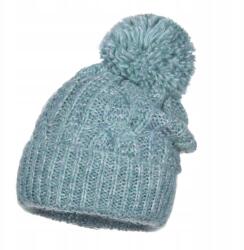 Majka Női Téli Sapka Angora Pomponnal 8% Gyapjú 5% Gyapjú Zöld