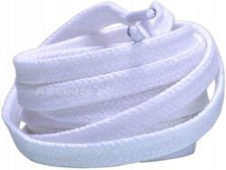  Fehér Lapos 10 mm-es Cipőfűző 2, 5 m Széles Pamut Cipőfűző 250 cm (GRUBE Sznurówki do łyżew figurowych hokejówek)