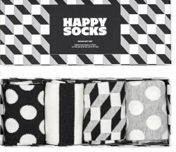 Happy Socks szett SXFIO09-9300 4-PACK 36-40 Fekete-fehér