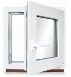 Monolit Pvc ablak 600x700 mm Ru Jobbos Nyíló-billenő Fehér Műanyag 60x70 (Okno RU P)