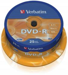 Verbatim DVD lemez Verbatim Dvd-r 4.7 Gb 25 db