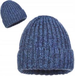 Majka Női Téli Sapka Angora 8% Gyapjú 5% Gyapjú Kék