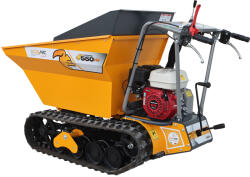 Colmac Italia Transportor dumper senilat cu basculare hidraulica, motor Honda 6 CP, 500 kg, Colmac Tucano 550HD (210105)