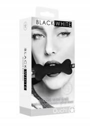 Szájpeck Bdsm heveder fekete, csontos