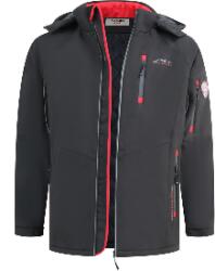 D555 men's jacket FRETWELL softshell oversized Negru 2XL