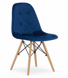 FDY Scaun Bucatarie/Dining Maze Catifea Albastru - finday - 199,99 RON