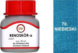  Kék Renoskór Festék Bőrfelújító Lakkolt És Fedett Bőrökhöz Wilbra (Lakier RENOSKÓR do renowacji skóry naturalnej)