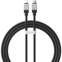 Baseus COOLPLAY adatkábel (Type-C - lightning, 20W, gyorstöltő, 100cm, törésgátló) FEKETE (CAKW000001)