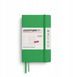 Leuchtturm1917 heti naptár A6, keményfedeles, Spring Leaf, 2026 (372667)